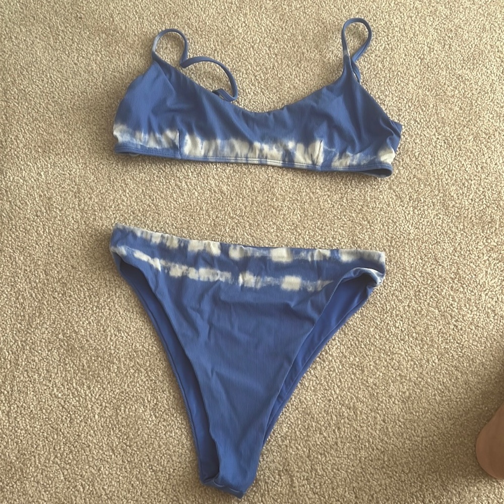 Blue Highrise Bikini